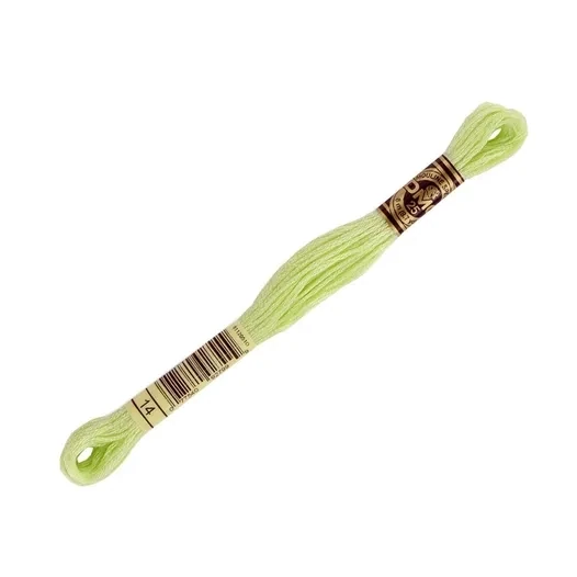 DMC Floss - 14 - Apple Green, Pale