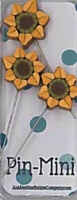 Pin-Mini: Three Sunflowers (Erica Michaels)