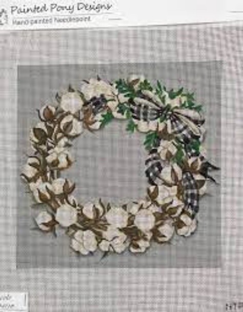 Cotton Ball Wreath