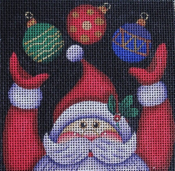 Santa Ornament 3