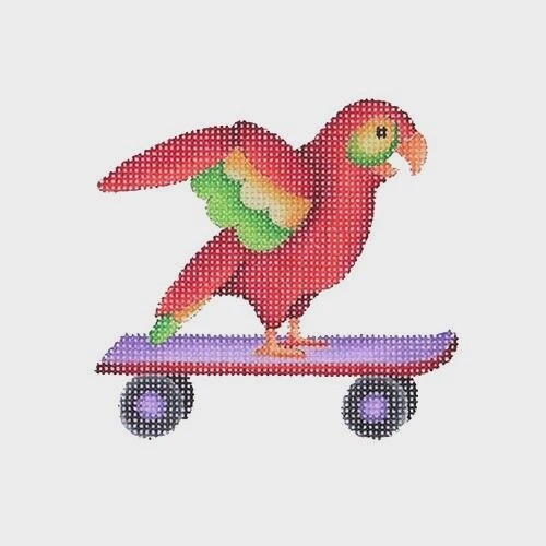 By the Sea - Parrot on a Skateboard