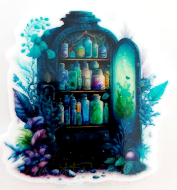 Apothecary Cabinet Needle Minder
