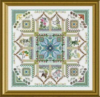 The Medieval Dyer&#39;s Garden Mandala (Tinctorium)