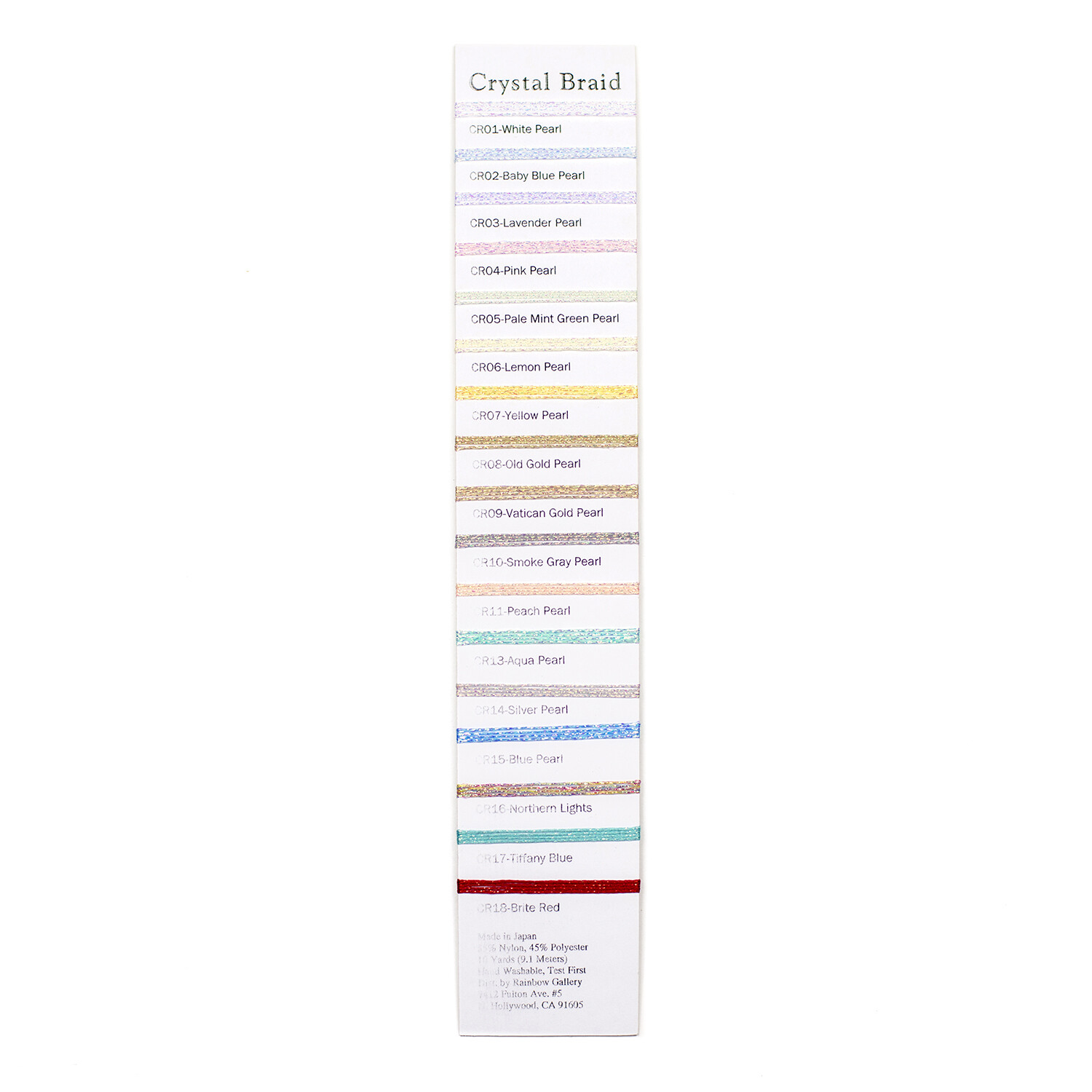 Crystal Braid - CR04 - Pink Pearl