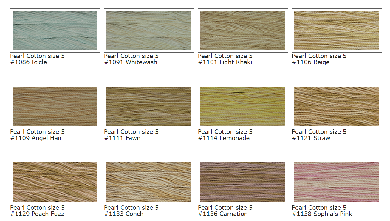 Perle #5 - 1121 - Straw