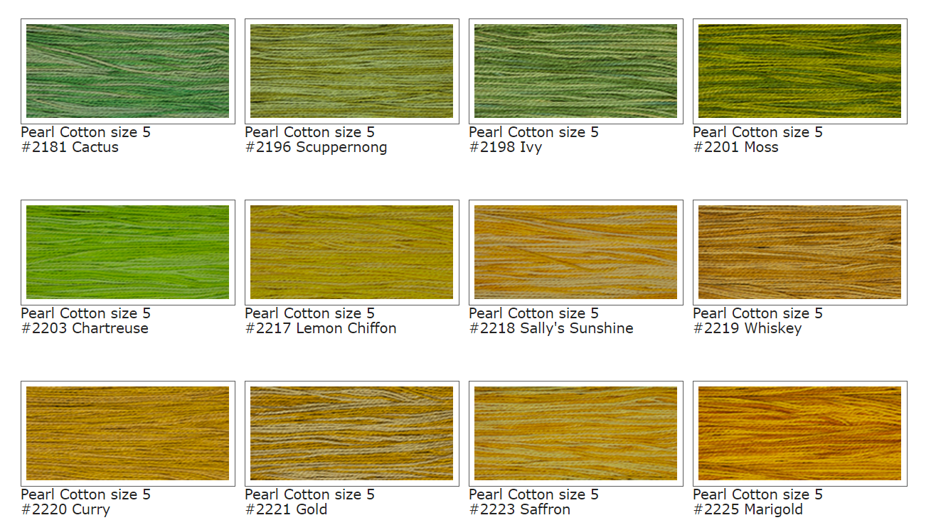 Perle #5 - 2223 - Saffron