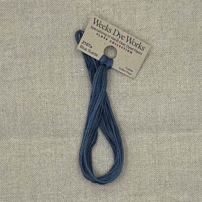 Weeks Weeks Dye Works Floss - 2107a - Blue Suede