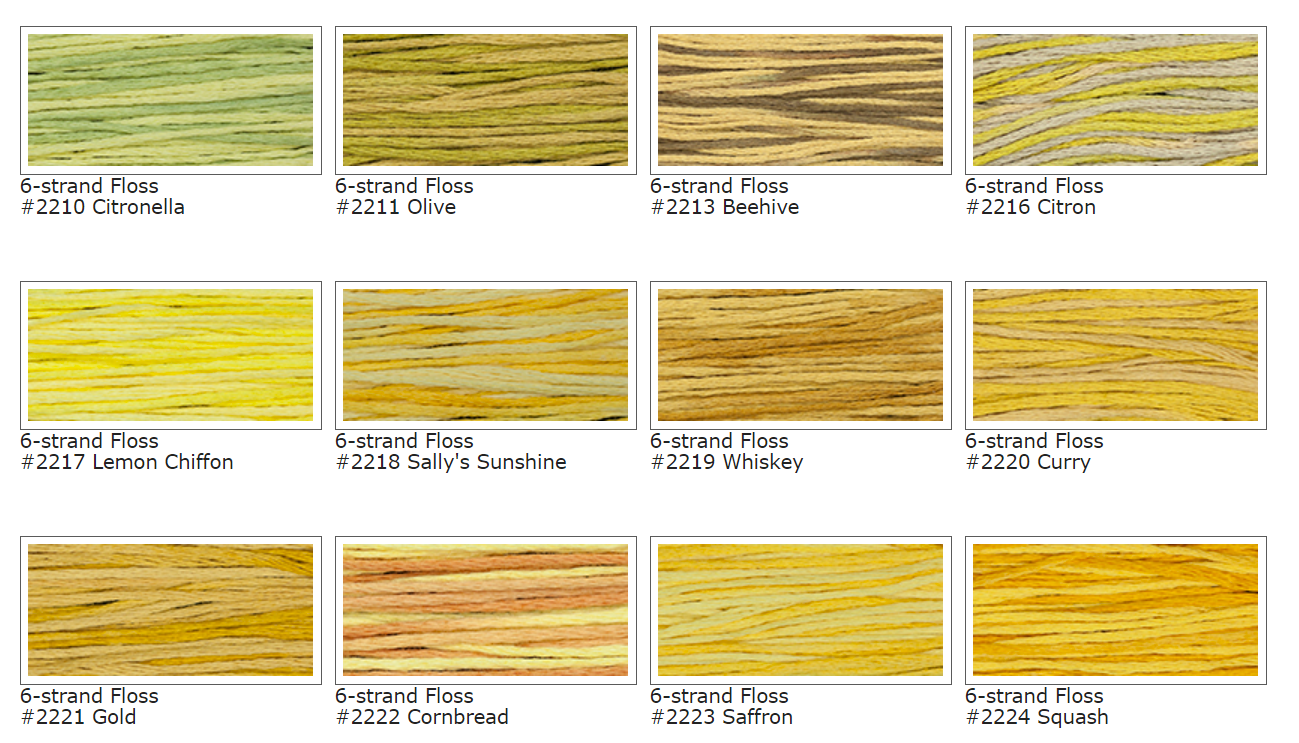 Cotton Floss - 2217 - Lemon Chiffon
