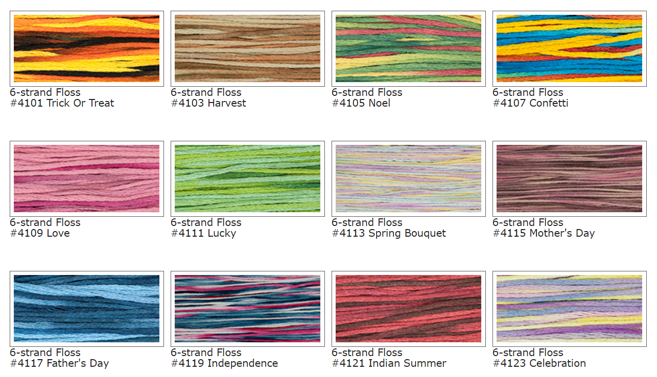 Cotton Floss - 4117 - Father&#39;s Day