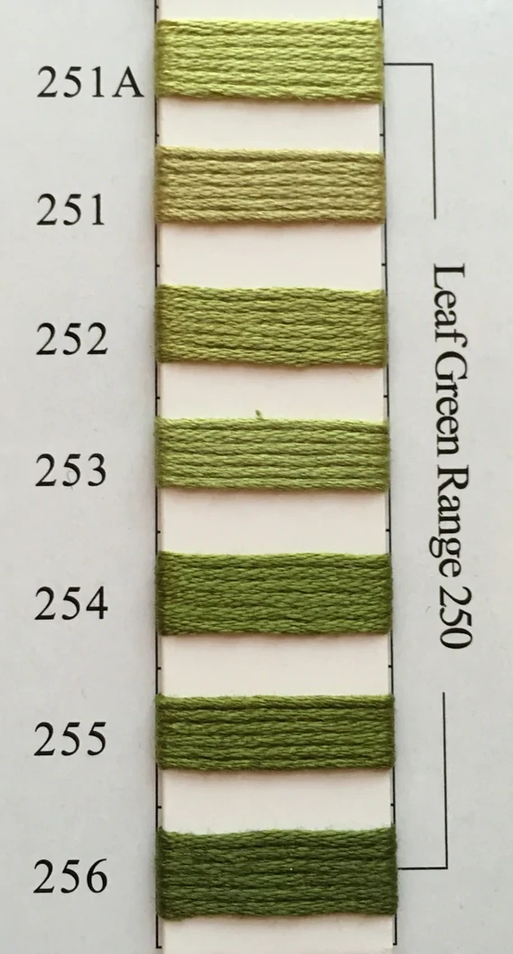 NPI Silk 256 - Leaf Green Range