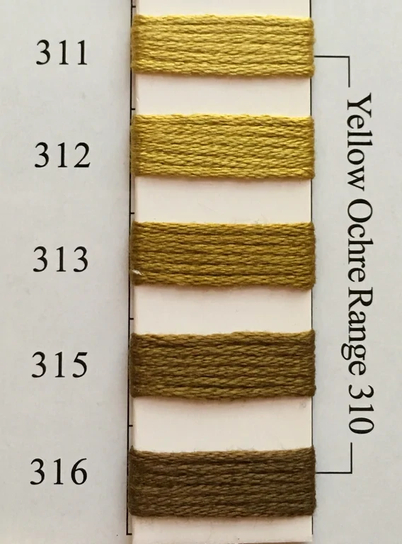 NPI Silk 313 - Yellow Ochre Range