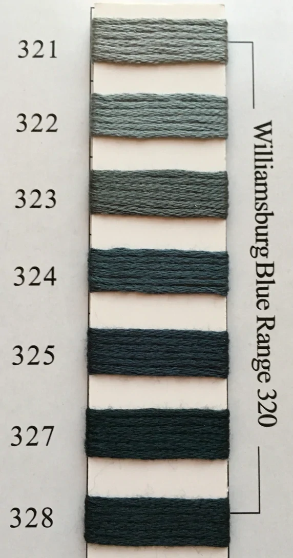 NPI Silk 324 - Williamsburg Blue Range