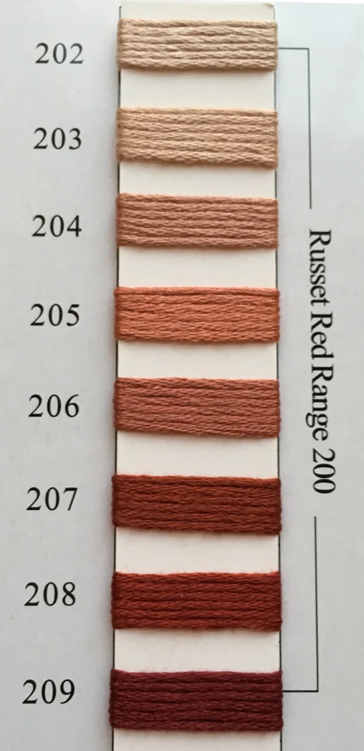 NPI Silk 208 - Russet Red Range