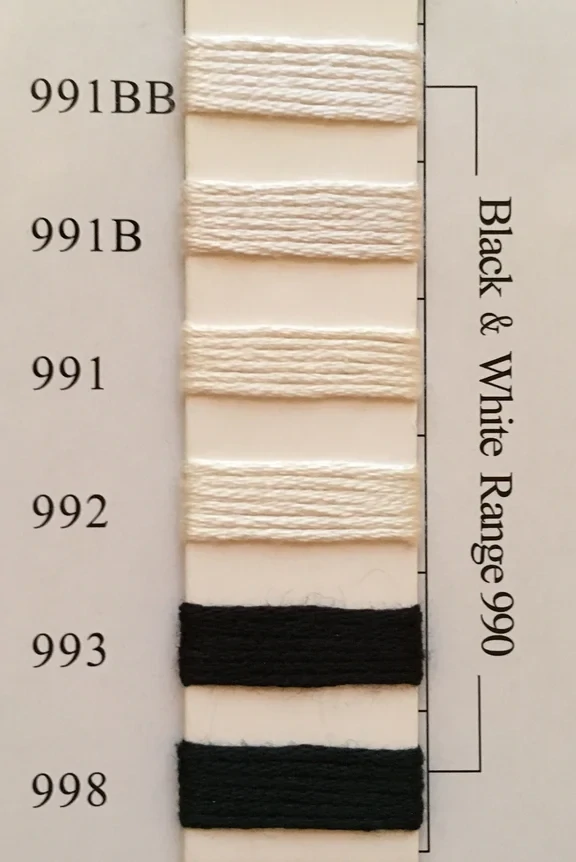 NPI Silk 992 - Black &amp; White Range