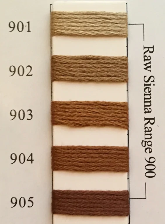 NPI Silk 901 - Raw Sienna Range