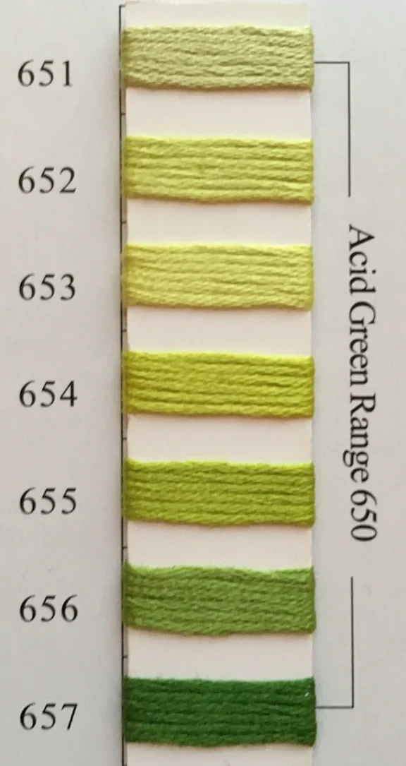 NPI Silk 657 - Acid Green Range
