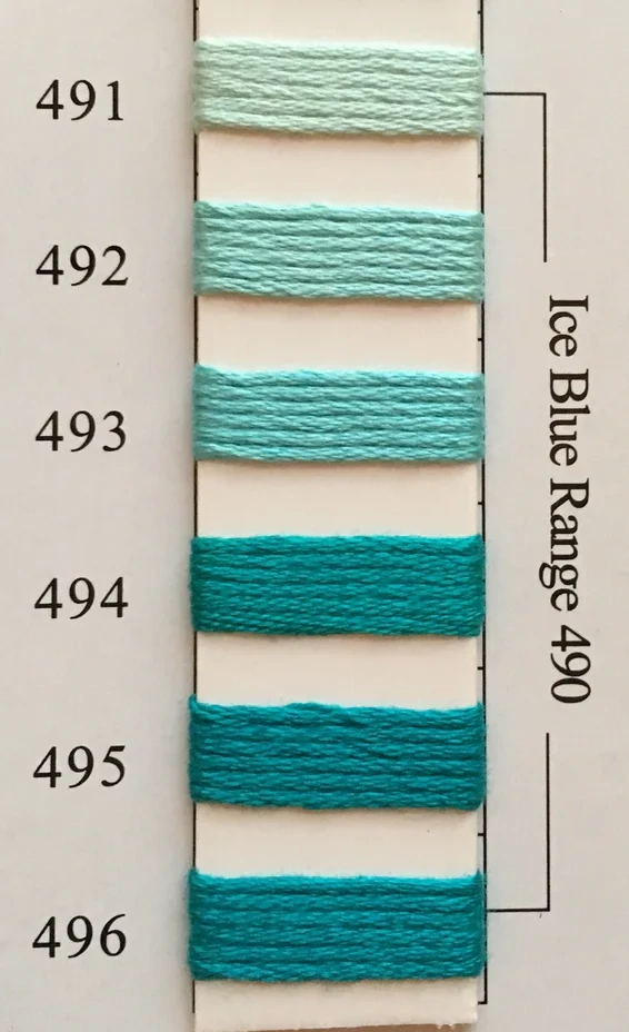 NPI Silk 491 - Ice Blue Range