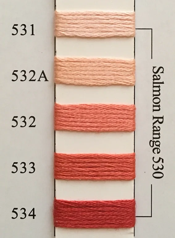 NPI Silk 532A - Salmon Range
