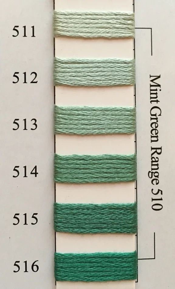 NPI Silk 513 - Mint Green Range