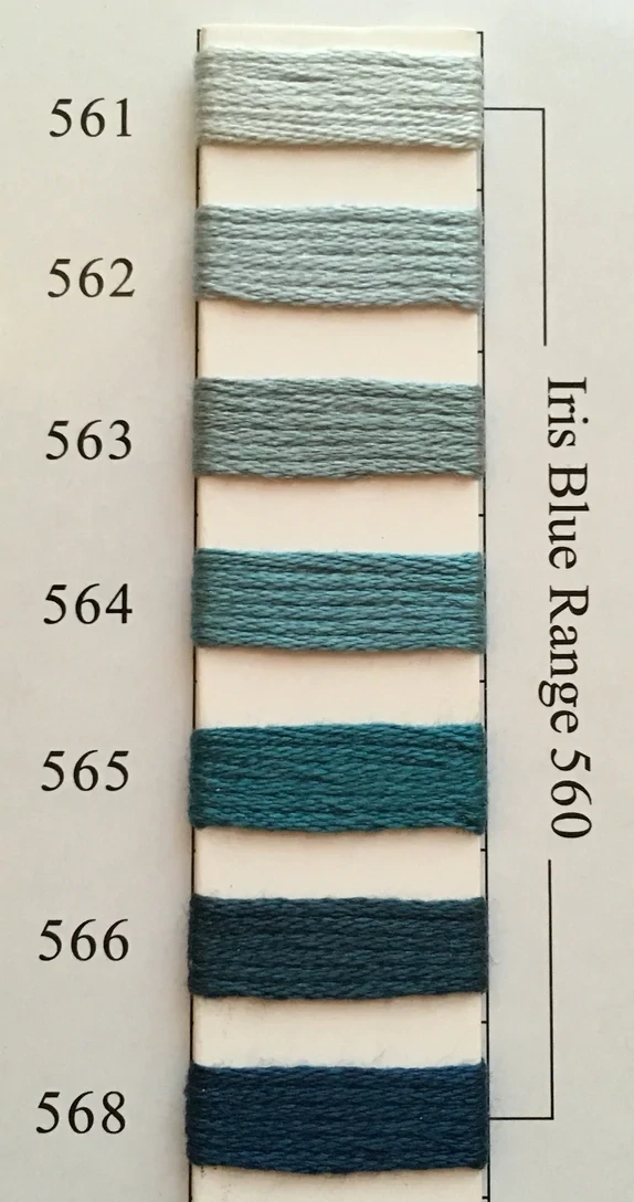 NPI Silk 562 - Iris Blue Range