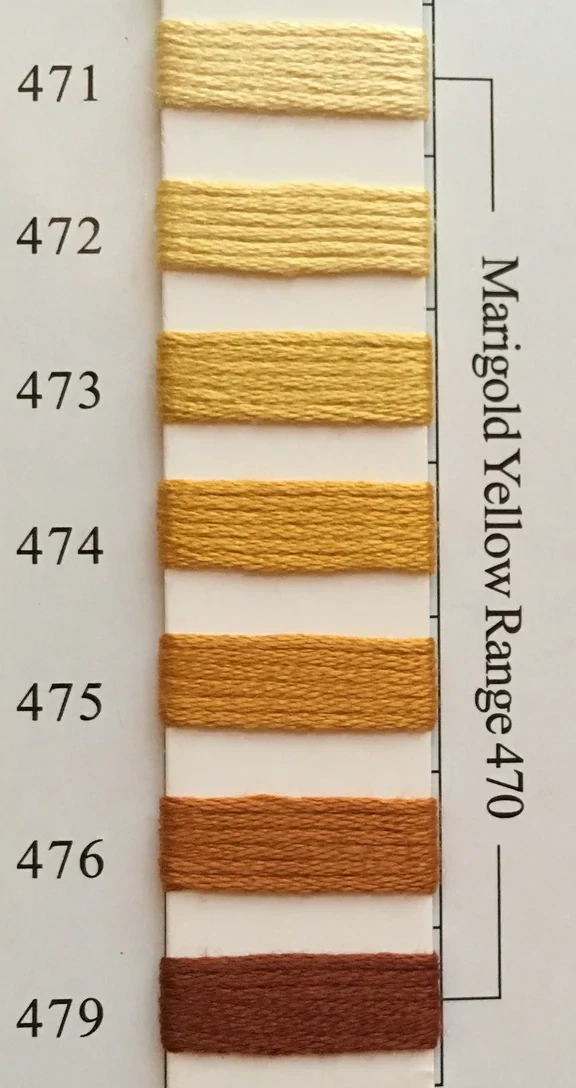 NPI Silk 474 - Marigold Yellow Range