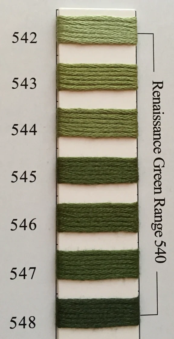 NPI Silk 545 - Renaissance Green Range