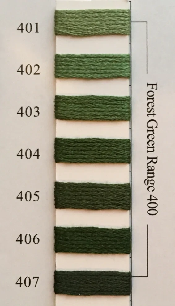 NPI Silk 402 - Forest Green Range