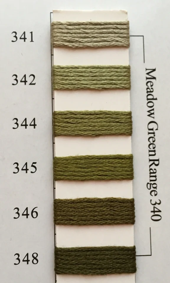 NPI Silk 345 - Meadow Green Range