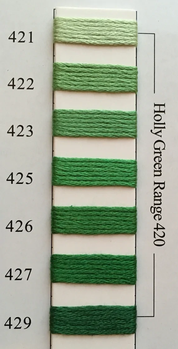 NPI Silk 421 - Holly Green Range