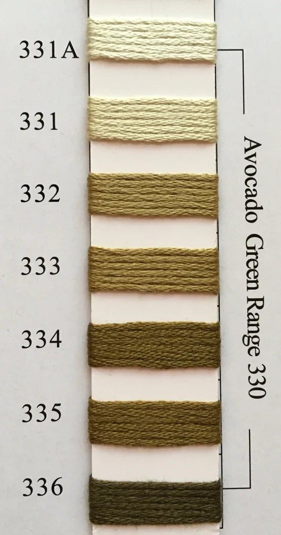 NPI Silk 336 - Avocado Green Range
