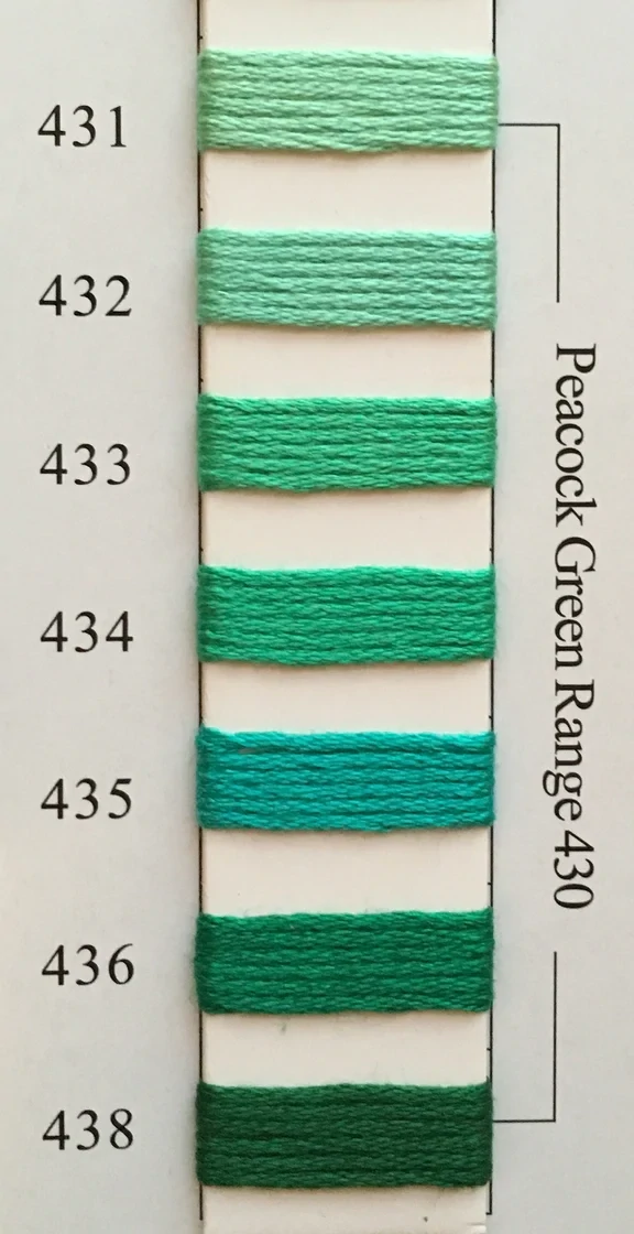 NPI Silk 432 - Peacock Green Range