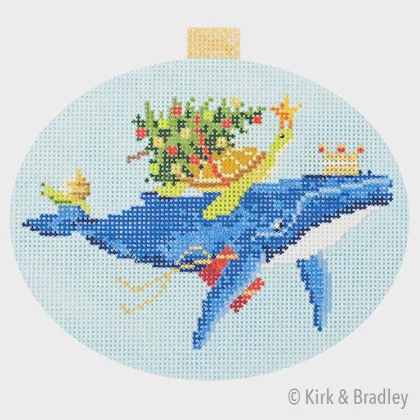 Festive Sea Friends - Whale, Sea Turtle, Snail