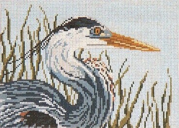 Great Blue Heron Head - 18 Mesh