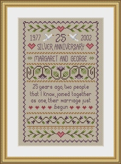 Silver Wedding (Silver Anniversary Sampler)