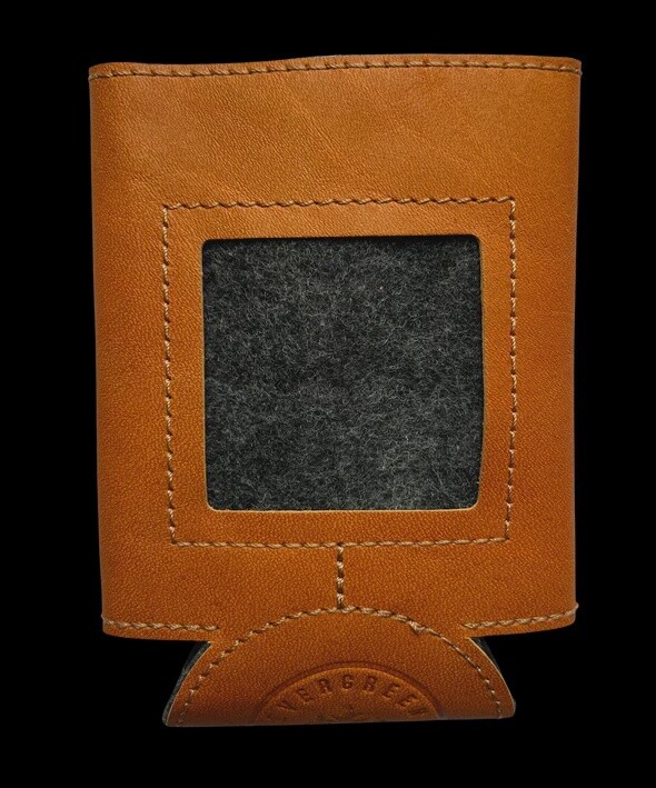 Leather Can Koozie