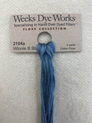 Cotton Floss - 2104a - Winnie B Blue