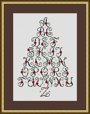 Christmas Tree Alphabet Holiday Sampler
