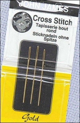 Gold Tapestry Needles, Size 24