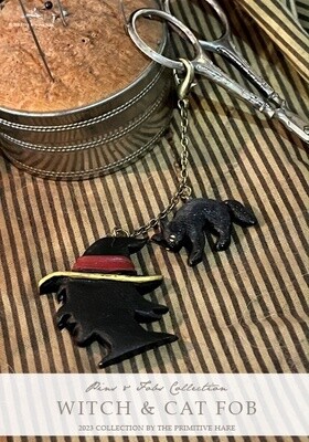 Witch &amp; Cat Fob