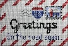 Postcard - Greetings...On the Road