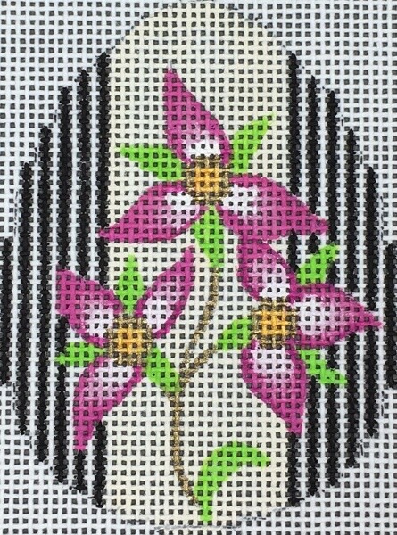 Trillium and Stripes Egg