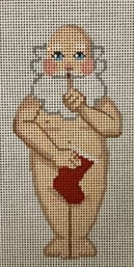 Naked Santa with Stocking