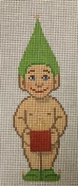 Naked Elf with Present