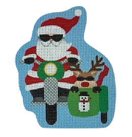 Snowman Sidecar Santa