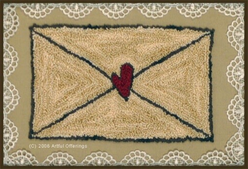 Sealed with Love (Punch Needle Pattern)