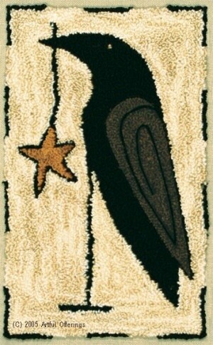 Starring Mr. Crow (Punch Needle Pattern)