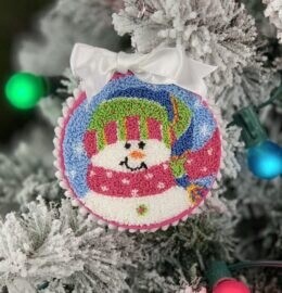 Sparkles Snowgirl (Punch Needle Pattern)