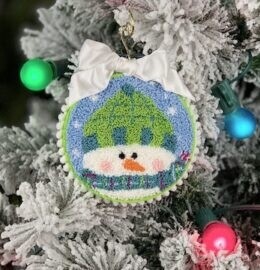 Brrr...Snowman (Punch Needle Pattern)