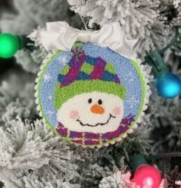 Patches Snowman (Punch Needle Pattern)
