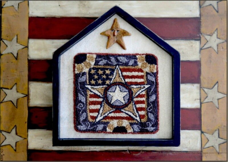 My Country My Home (Punch Needle Pattern)